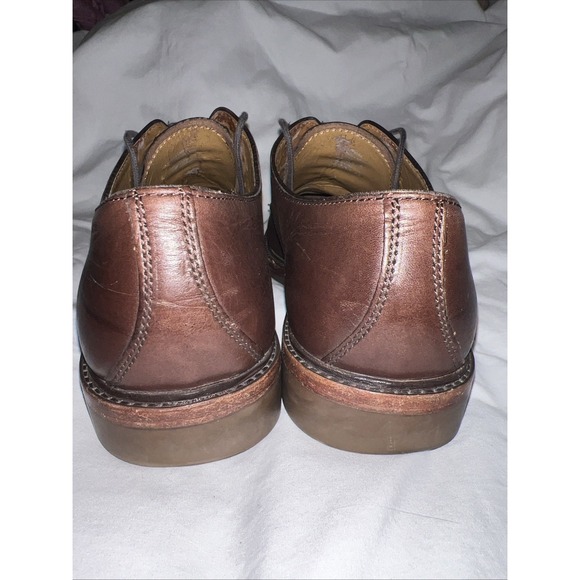 COACH New York Garrison Mens Leather Laced Oxford Loafers Shoes Brown Size 12D main image 7
